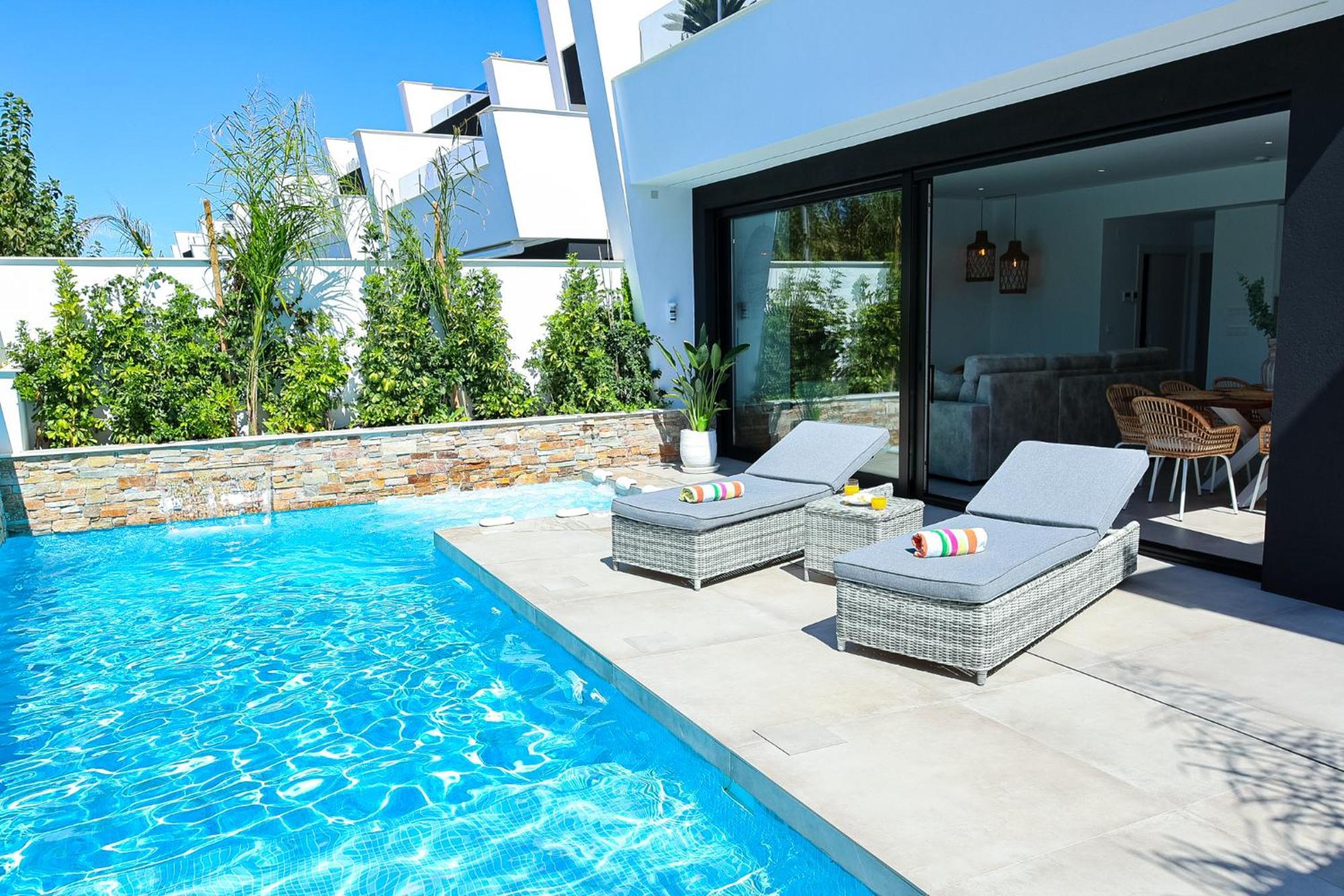 Villa Murcia - Private Heated Pool & Jacuzzi Santiago De La Ribera Exterior photo