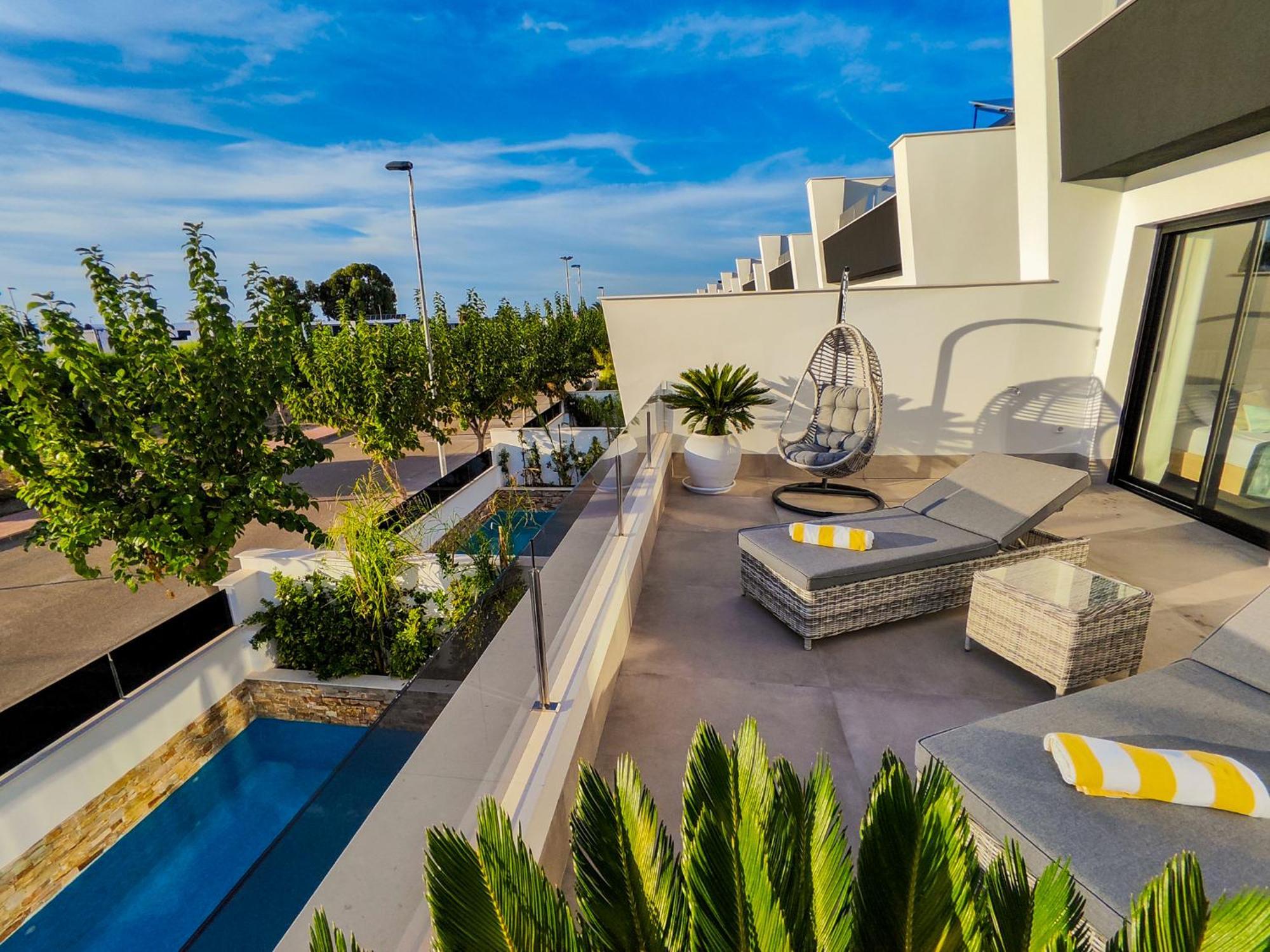 Villa Murcia - Private Heated Pool & Jacuzzi Santiago De La Ribera Exterior photo
