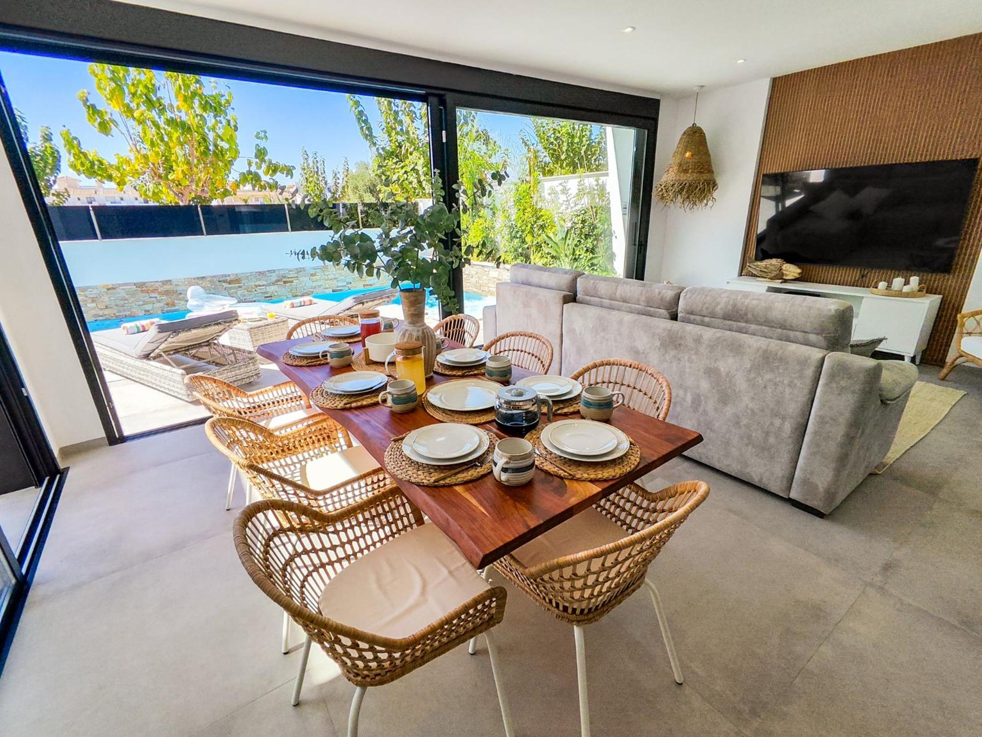 Villa Murcia - Private Heated Pool & Jacuzzi Santiago De La Ribera Exterior photo