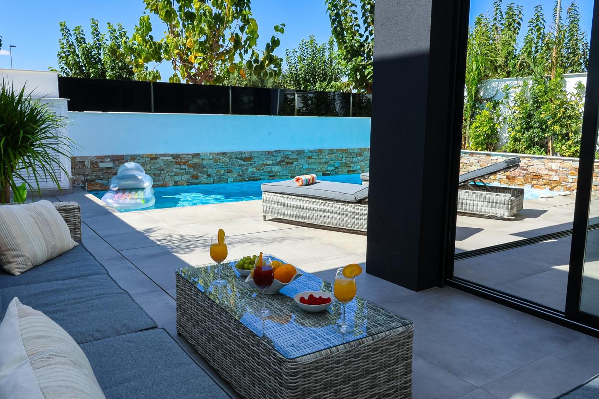 Villa Murcia - Private Heated Pool & Jacuzzi Santiago De La Ribera Exterior photo